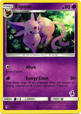 Espeon (89/214) (Mewtwo Deck) [Battle Academy 2020] | Mega City Incorporated
