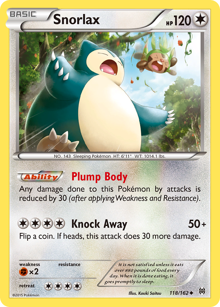 Snorlax (118/162) [XY: BREAKthrough] | Mega City Incorporated