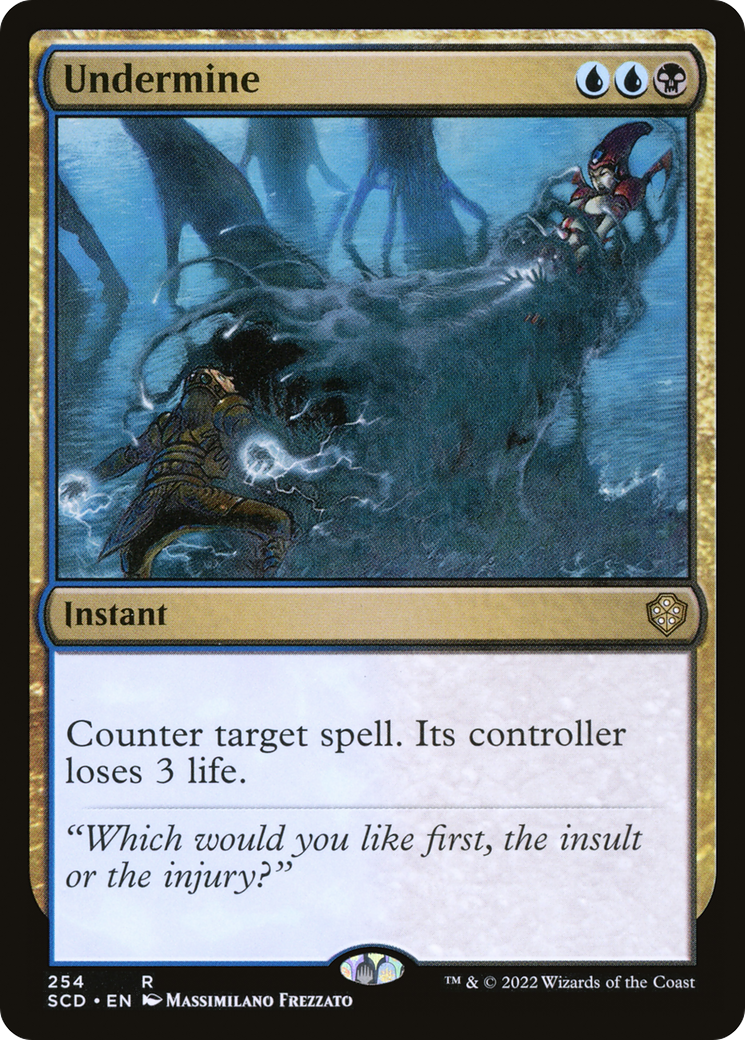 Undermine [Starter Commander Decks] | Mega City Incorporated