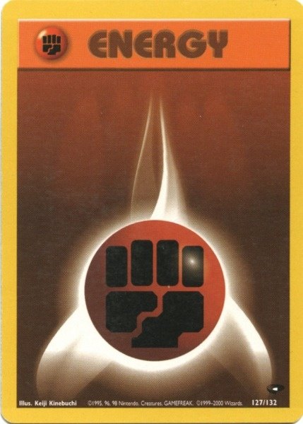 Fighting Energy (127/132) [Gym Challenge Unlimited] | Mega City Incorporated