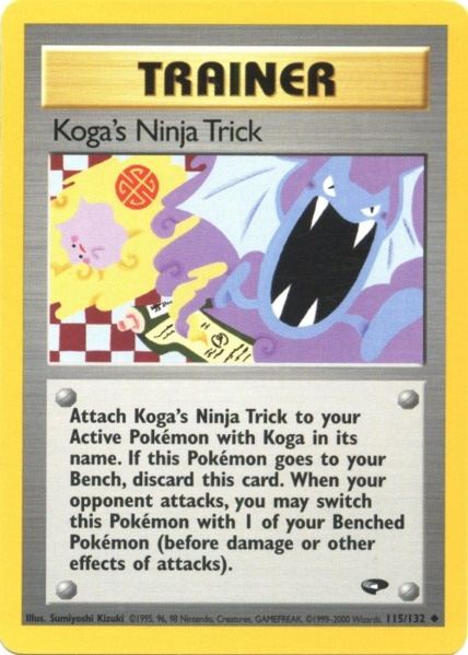 Koga's Ninja Trick (115/132) [Gym Challenge Unlimited] | Mega City Incorporated