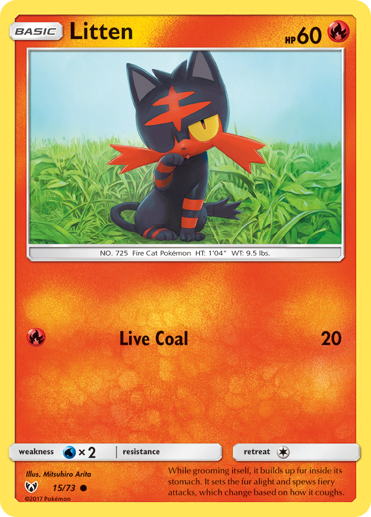 Litten (15/73) [Sun & Moon: Shining Legends] | Mega City Incorporated