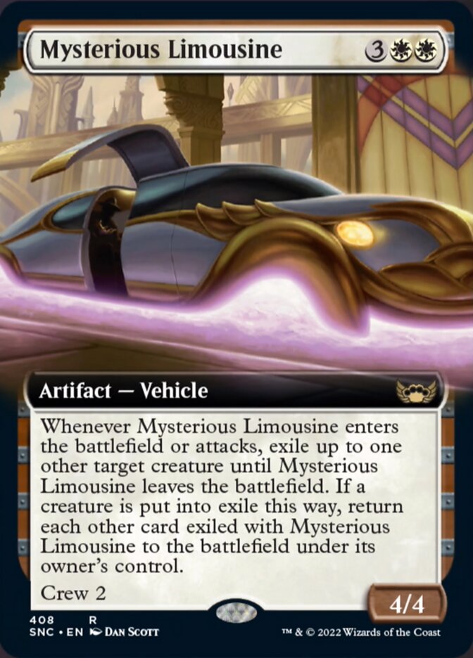 Mysterious Limousine (Extended Art) [Streets of New Capenna] | Mega City Incorporated