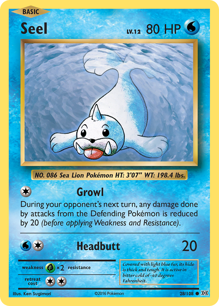 Seel (28/108) [XY: Evolutions] | Mega City Incorporated