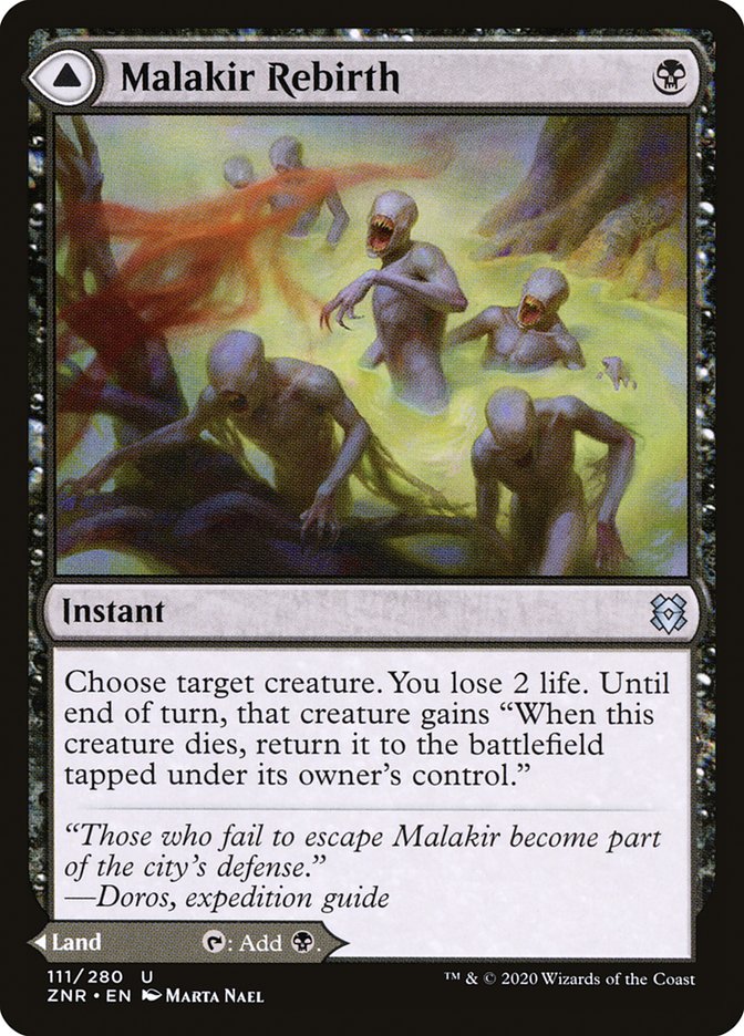 Malakir Rebirth // Malakir Mire [Zendikar Rising] | Mega City Incorporated