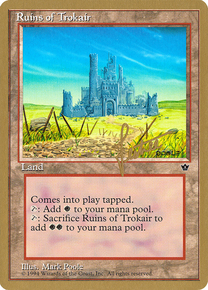 Ruins of Trokair (Bertrand Lestree) [Pro Tour Collector Set] | Mega City Incorporated