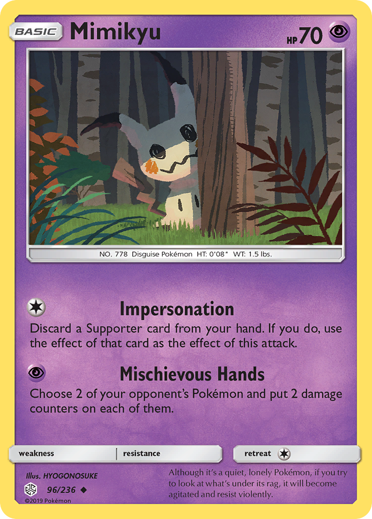 Mimikyu (96/236) [Sun & Moon: Cosmic Eclipse] | Mega City Incorporated