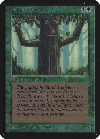 Ironroot Treefolk [Limited Edition Alpha] | Mega City Incorporated