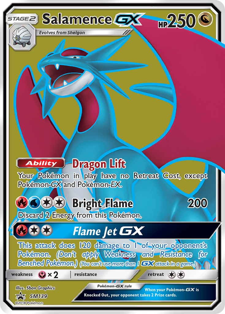 Salamence GX (SM139) [Sun & Moon: Black Star Promos] | Mega City Incorporated