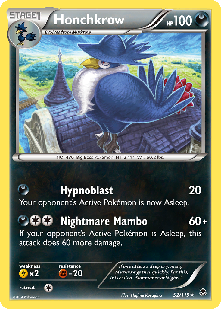 Honchkrow (52/119) [XY: Phantom Forces] | Mega City Incorporated