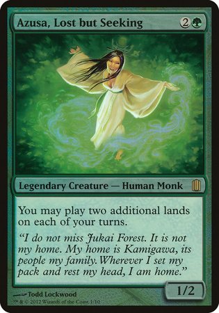 Azusa, Lost but Seeking (Commander's Arsenal) [Commander's Arsenal Oversized] | Mega City Incorporated