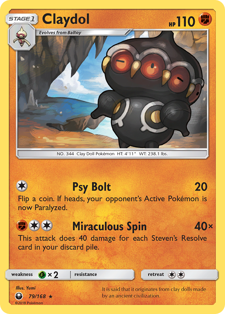 Claydol (79/168) [Sun & Moon: Celestial Storm] | Mega City Incorporated