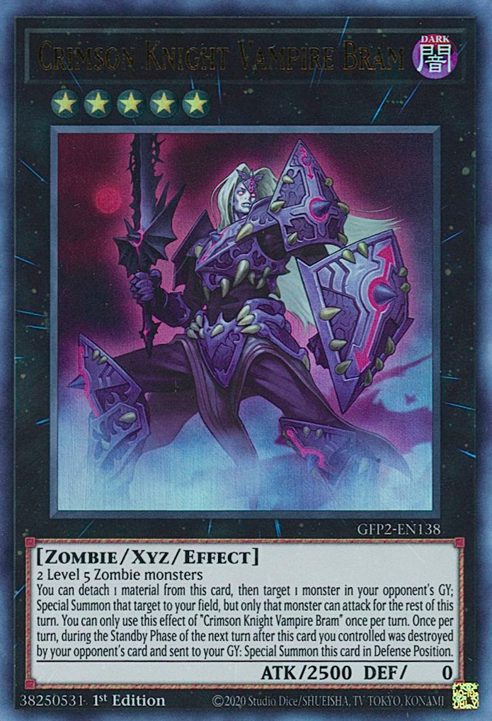 Crimson Knight Vampire Bram [GFP2-EN138] Ultra Rare | Mega City Incorporated