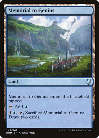 Memorial to Genius [Dominaria] | Mega City Incorporated