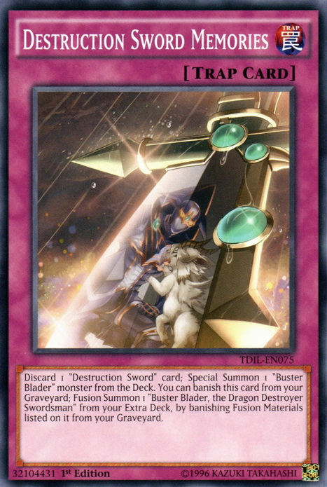 Destruction Sword Memories [TDIL-EN075] Common | Mega City Incorporated
