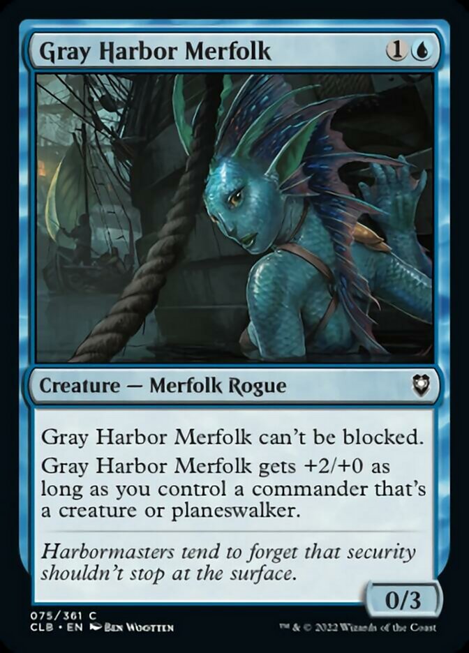 Gray Harbor Merfolk [Commander Legends: Battle for Baldur's Gate] | Mega City Incorporated