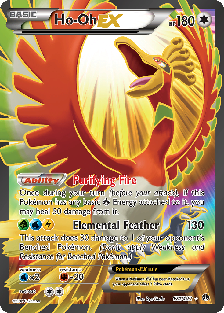 Ho-Oh EX (121/122) [XY: BREAKpoint] | Mega City Incorporated