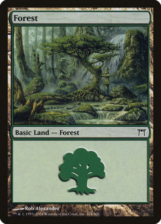 Forest (304) [Champions of Kamigawa] | Mega City Incorporated