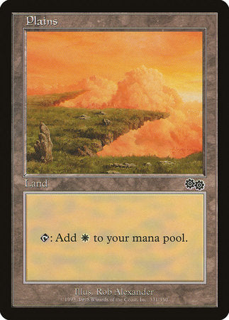 Plains (331) [Urza's Saga] | Mega City Incorporated