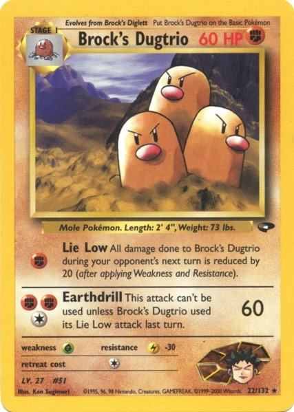 Brock's Dugtrio (22/132) [Gym Challenge Unlimited] | Mega City Incorporated