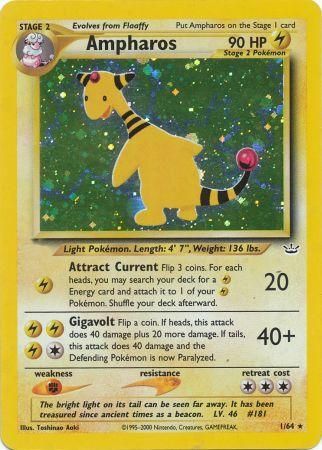 Ampharos (1/64) [Neo Revelation Unlimited] | Mega City Incorporated