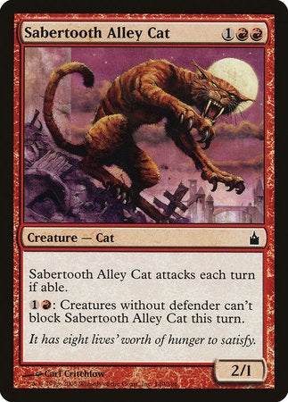 Sabertooth Alley Cat [Ravnica: City of Guilds] | Mega City Incorporated