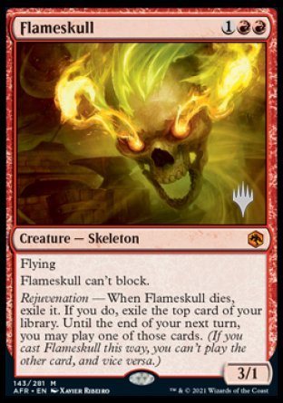 Flameskull (Promo Pack) [Dungeons & Dragons: Adventures in the Forgotten Realms Promos] | Mega City Incorporated