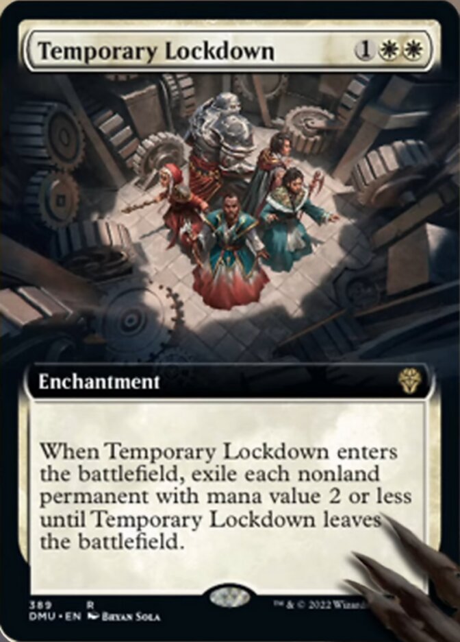 Temporary Lockdown (Extended Art) [Dominaria United] | Mega City Incorporated