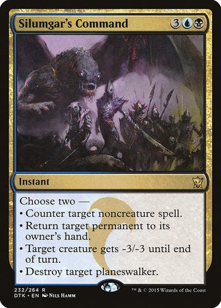 Silumgar's Command [Dragons of Tarkir] | Mega City Incorporated