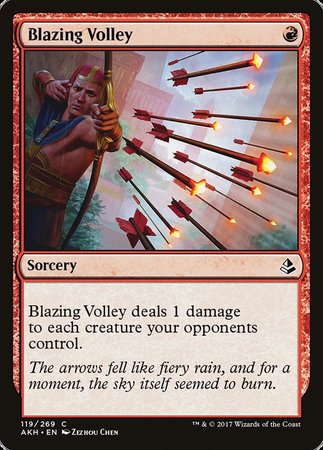 Blazing Volley [Amonkhet] | Mega City Incorporated