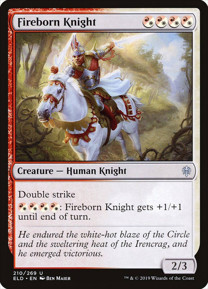 Fireborn Knight [Throne of Eldraine] | Mega City Incorporated