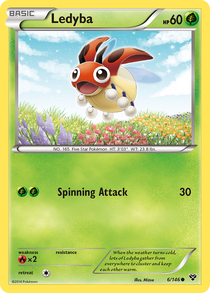 Ledyba (6/146) [XY: Base Set] | Mega City Incorporated