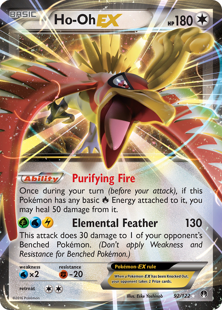 Ho-Oh EX (92/122) [XY: BREAKpoint] | Mega City Incorporated