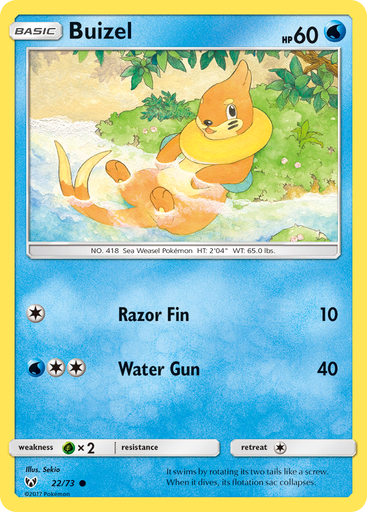 Buizel (22/73) [Sun & Moon: Shining Legends] | Mega City Incorporated