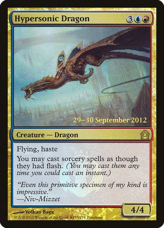 Hypersonic Dragon [Return to Ravnica Promos] | Mega City Incorporated