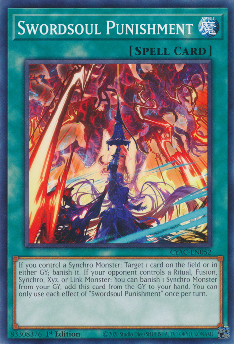 Swordsoul Punishment [CYAC-EN052] Common | Mega City Incorporated