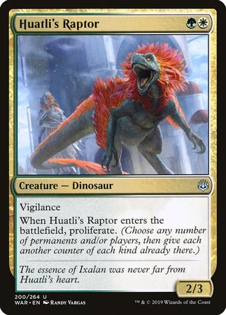 Huatli's Raptor [War of the Spark] | Mega City Incorporated