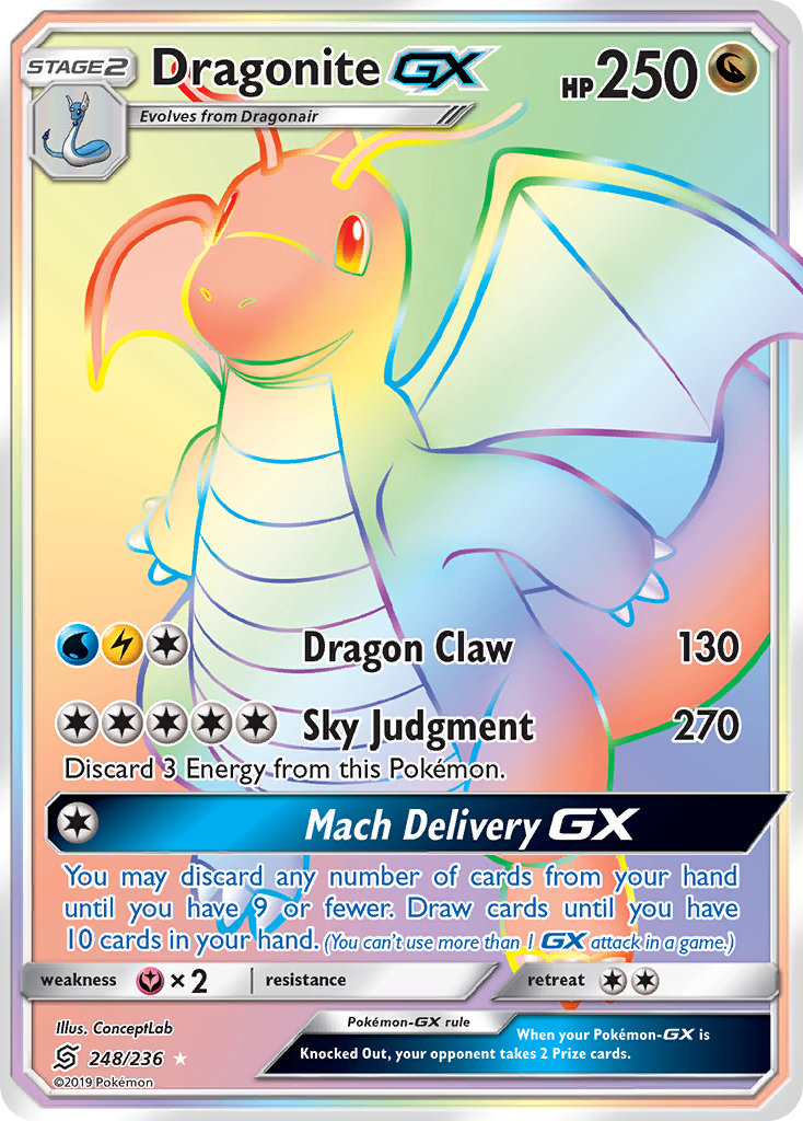 Dragonite GX (248/236) [Sun & Moon: Unified Minds] | Mega City Incorporated