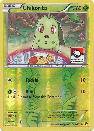 Chikorita (1/122) (League Promo) [XY: BREAKpoint] | Mega City Incorporated