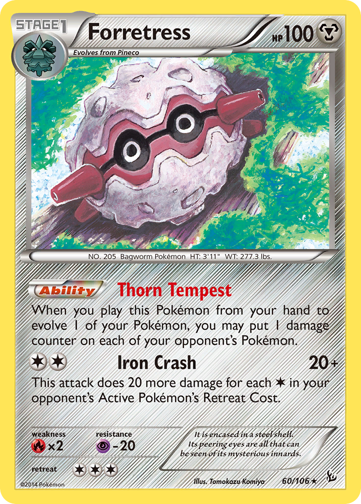 Forretress (60/106) [XY: Flashfire] | Mega City Incorporated