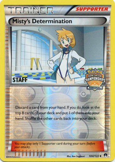 Misty's Determination (104/122) (Regional Championship Promo Staff) [XY: BREAKpoint] | Mega City Incorporated