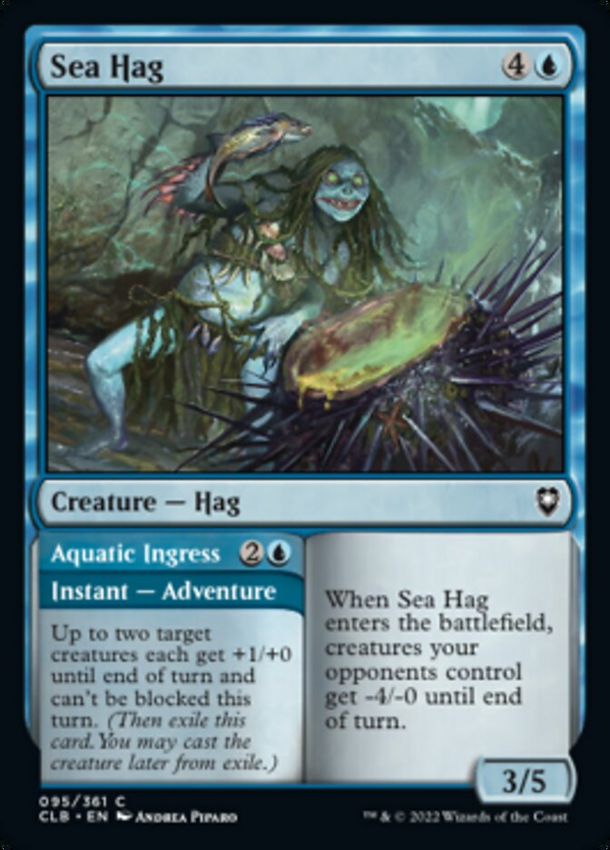 Sea Hag // Aquatic Ingress [Commander Legends: Battle for Baldur's Gate] | Mega City Incorporated