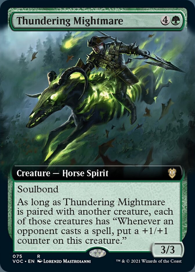 Thundering Mightmare (Extended) [Innistrad: Crimson Vow Commander] | Mega City Incorporated