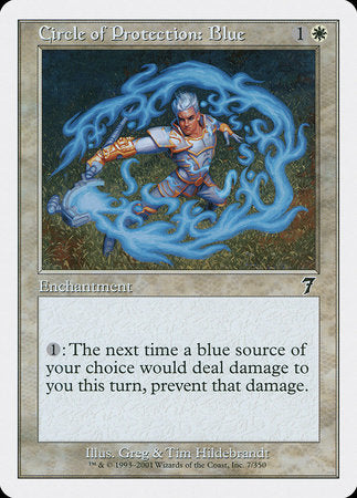 Circle of Protection: Blue [Seventh Edition] | Mega City Incorporated