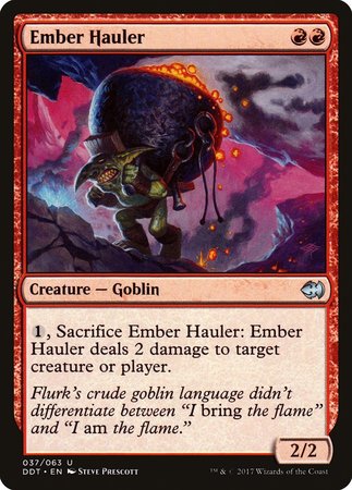 Ember Hauler [Duel Decks: Merfolk vs. Goblins] | Mega City Incorporated