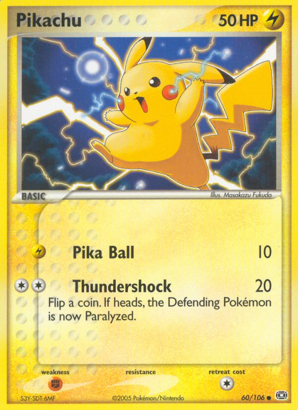 Pikachu (60/106) [EX: Emerald] | Mega City Incorporated