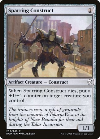 Sparring Construct [Dominaria] | Mega City Incorporated