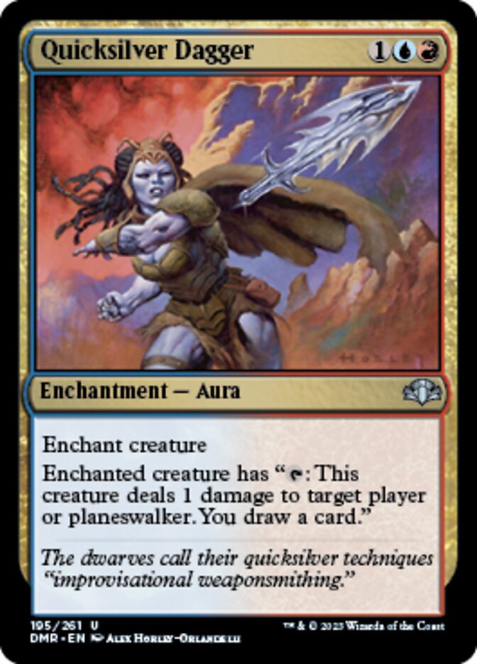 Quicksilver Dagger [Dominaria Remastered] | Mega City Incorporated