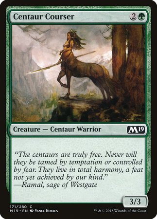 Centaur Courser [Core Set 2019] | Mega City Incorporated