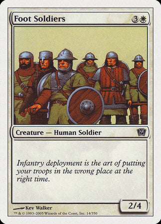 Foot Soldiers [Ninth Edition] | Mega City Incorporated